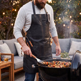 Multi-Pocket Leather Apron