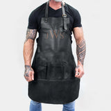 Laser Personalized Leather Apron