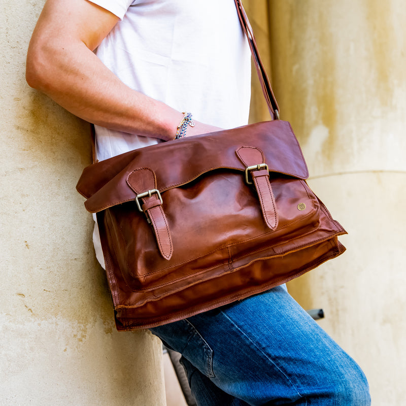 Messenger bag brown leather best sale