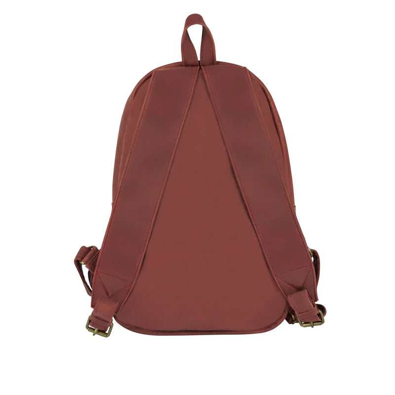 burgandy leather rectangular backpack Vintage Maroon Leather Backpack for Men- For Work, School or Leisure – MAHI  Leather