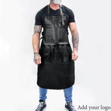 Logo Branded Apron (multi-pocket black)