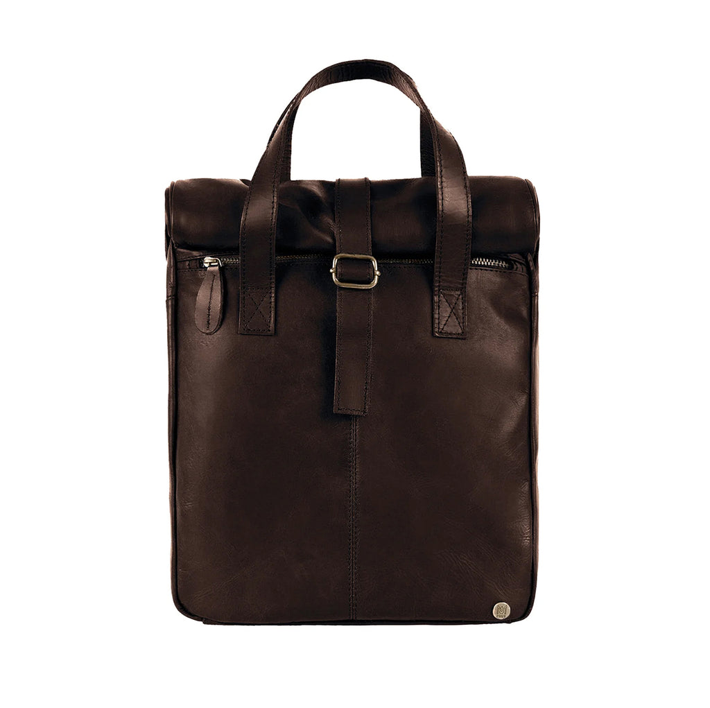 Leather Roll Top Backpack | 15