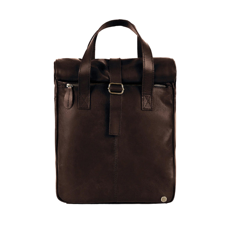 Leather Roll Top Backpack | 15