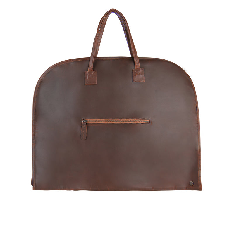 Leather suit bags travel online