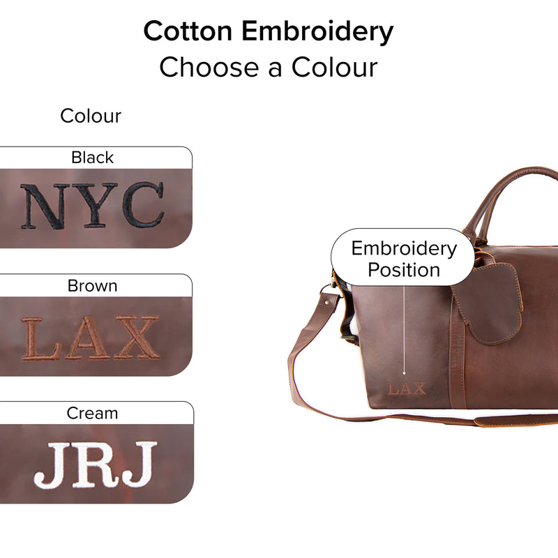 Leather Weekender Bag | Leather Overnight Bag | Overnight Bags For