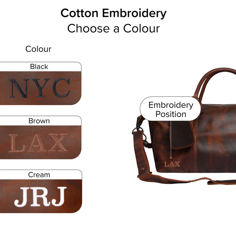 Leather Weekender Bag | Leather Overnight Bag | Overnight Bags For