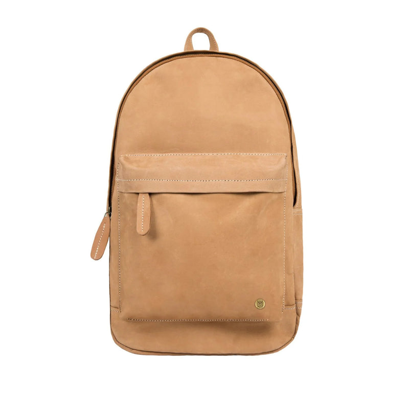 cognac faux leather backpack Suede Leather Backpack for Work, School or College