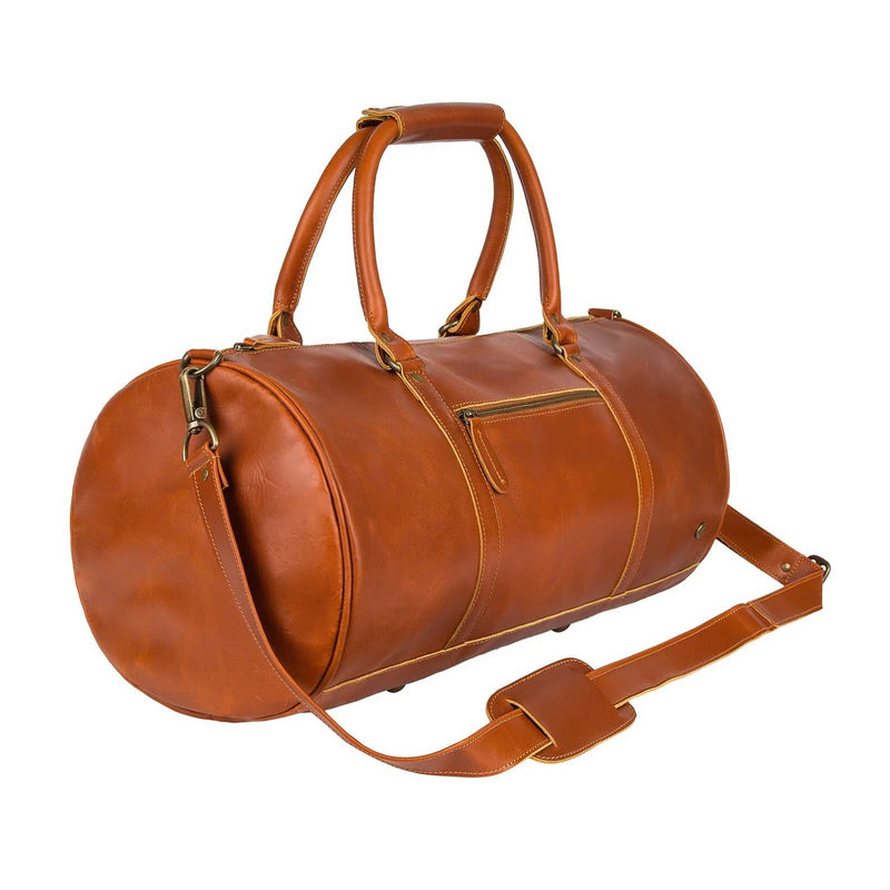 classic travel bag for men The Classic Duffle (Tan)