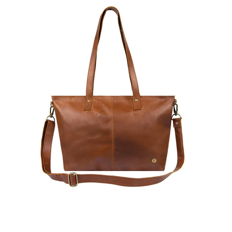 Leather Tote Bag For Work, College, and School, by MAHI  display picture 2