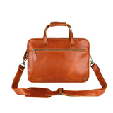 The Compact Laptop Satchel (Tan)