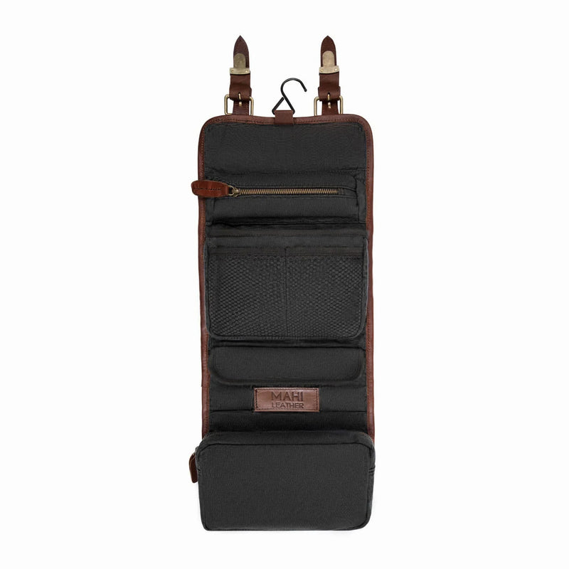 availability for a travel toiletry wash bag Luxury Italian Leather Women Compact size Relavel Travel Hanging Toiletry Bag