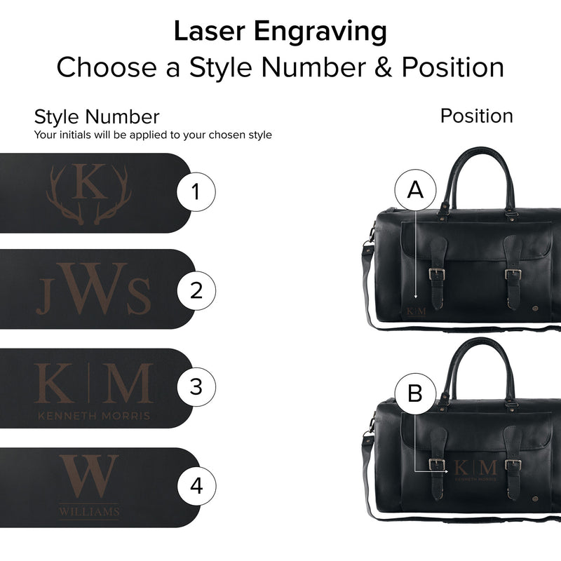 Leather Overnight Bag | Leather Weekender Bag | Overnight Bags For Men