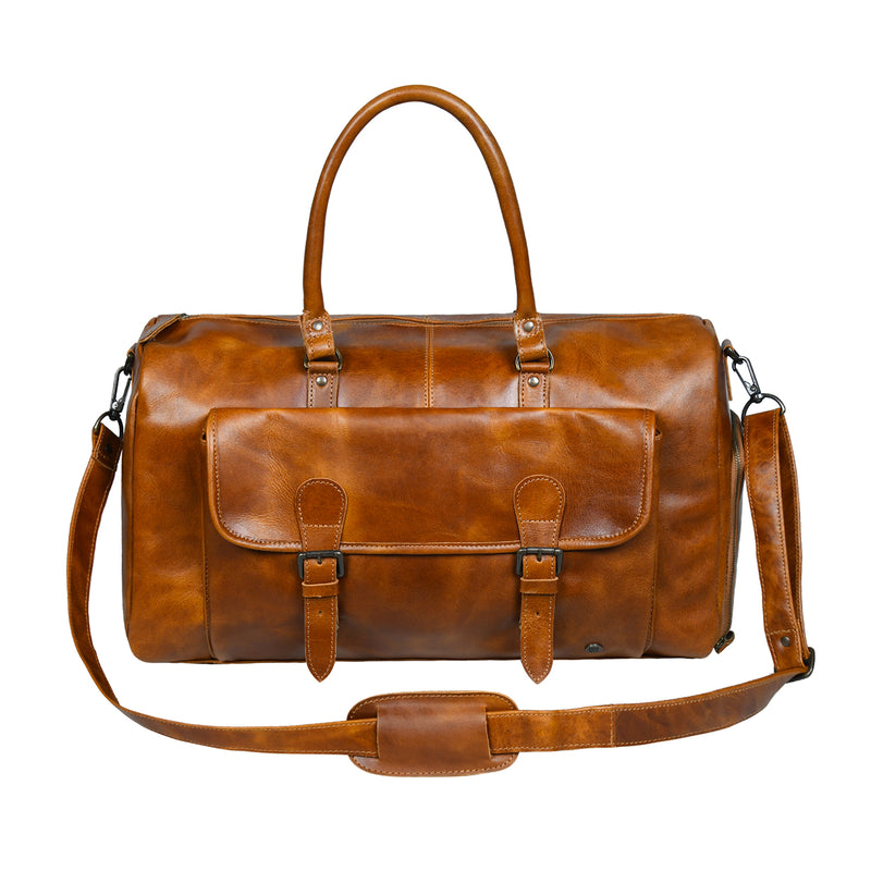 Leather Overnight Bag | Leather Weekender Bag | Overnight Bags For