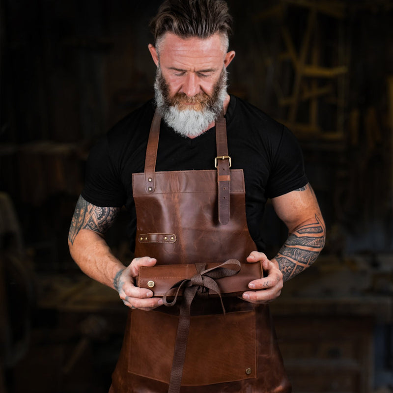 artisan apron gift for barbecue fans