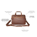 Branded Leather Satchels