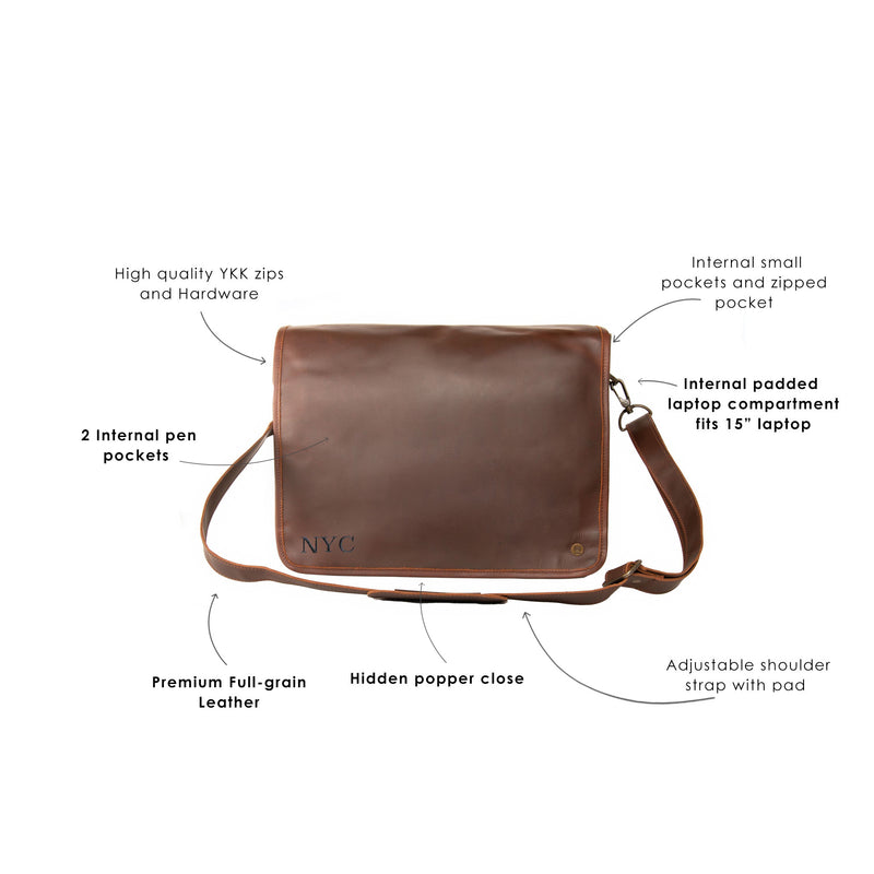 Branded Leather Satchels