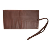 Laser Personalized Brown Leather Tool Wrap