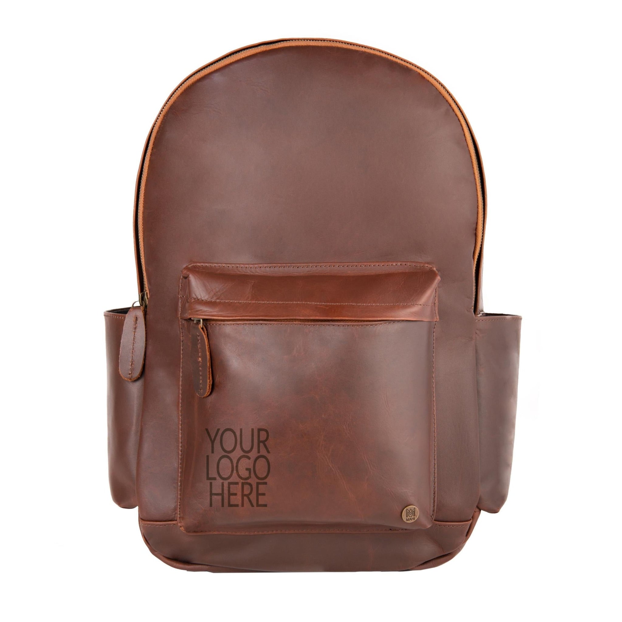 Laser Personalized Leather Backpack