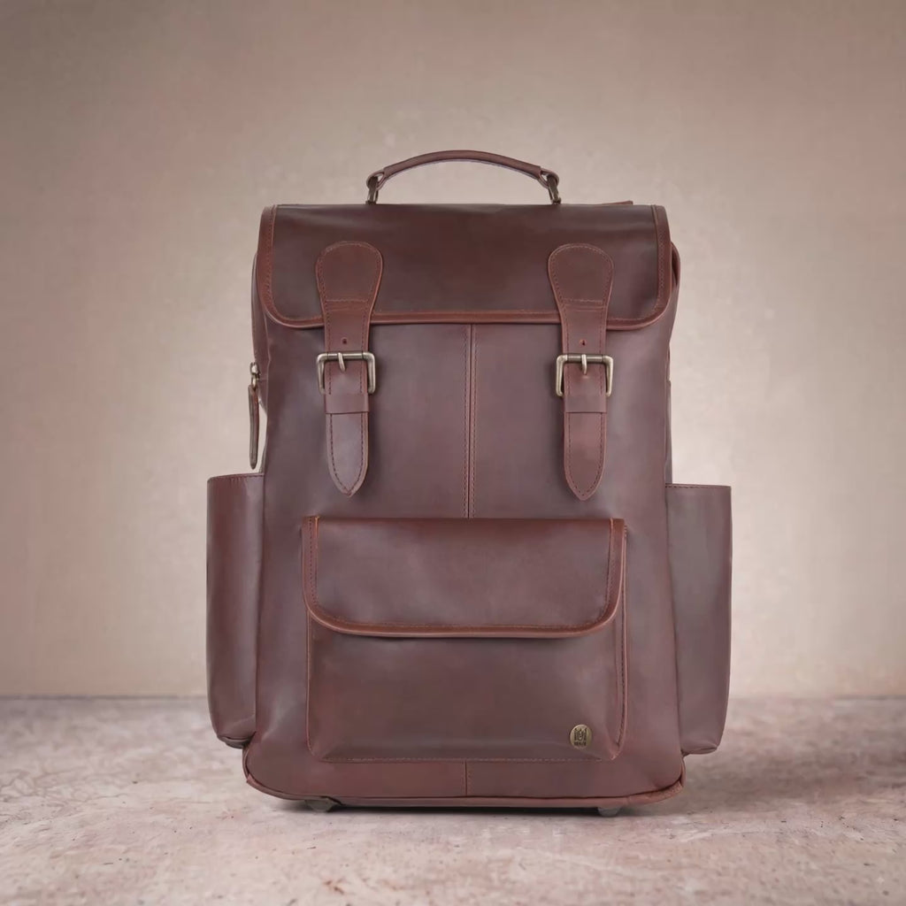 Leather Backpack For Men | 16