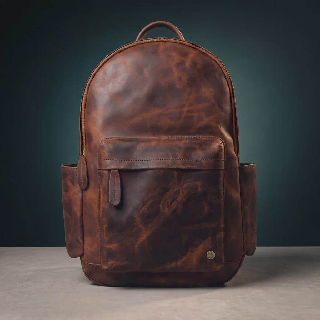 Leather Backpack For Men | 16