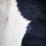 Black & White Natural Cowhide Cushion Cover