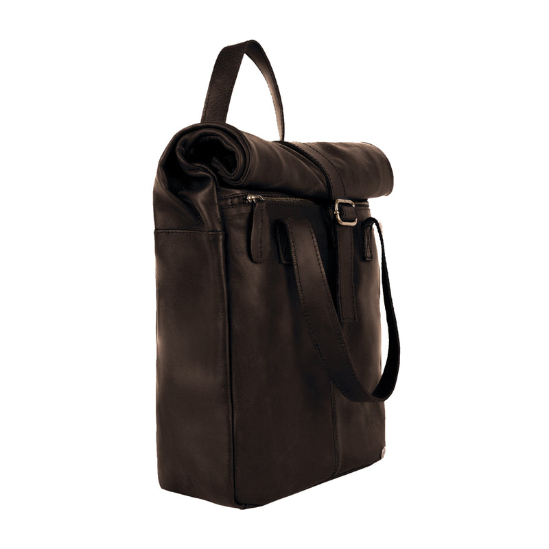 Leather Roll Top Backpack | 15" Laptop Backpack | Leather Backpack For Men | Leather Backpack For Women, Not Personalized Leather Roll Top Backpack | 15" Laptop Backpack | Leather Backpack For Men | Leather Backpack For Women, Not Personalized
