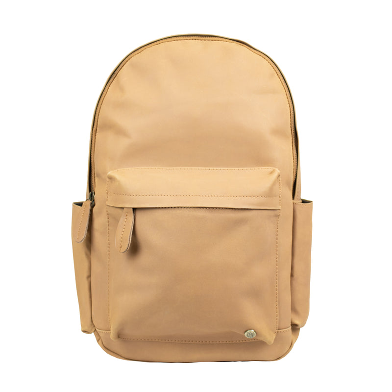 Camel Leather Backpack for Professionals -16 Macbook