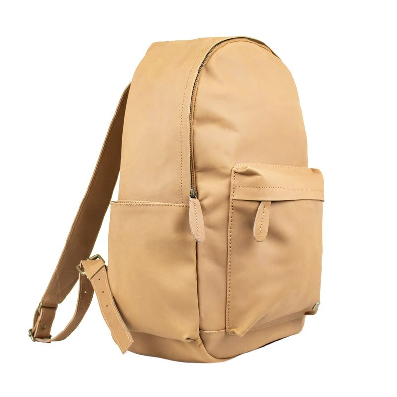 beige backpack leather Leather Backpack For Men | 16" Laptop Backpack | Leather Backpack For Women | Suede College Backpack