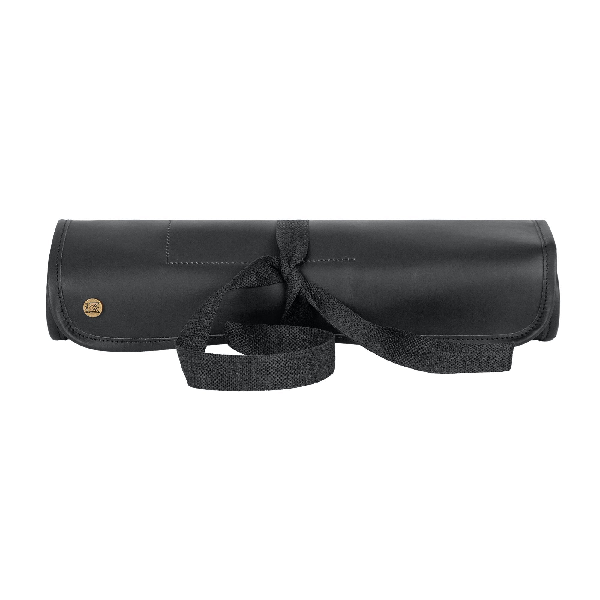 Black Leather Knife Roll for Home Chefs and Professionals – MAHI Leather