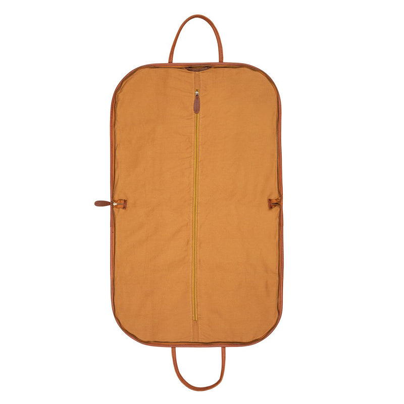 Personalised Brown Leather Suit Carrier | Full Grain Leather Garment Bag MAHI Leather Personalised Brown Leather Suit Carrier | Full Grain Leather Garment Bag MAHI Leather