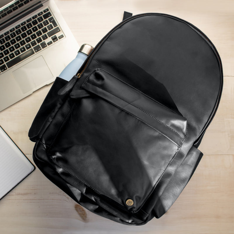 Leather Backpack For Men | 16" Laptop Backpack | Leather Backpack For Women | Black Leather College Backpack | Back to School| MAHI Leather Leather Backpack For Men | 16" Laptop Backpack | Leather Backpack For Women | Black Leather College Backpack | Back to School| MAHI Leather