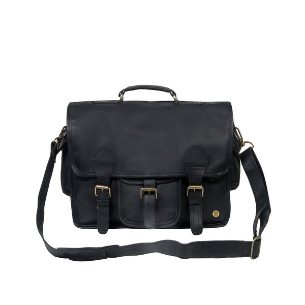 black satchel