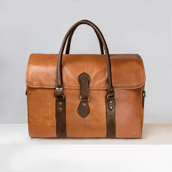 Two-Tone Strapped Weekender