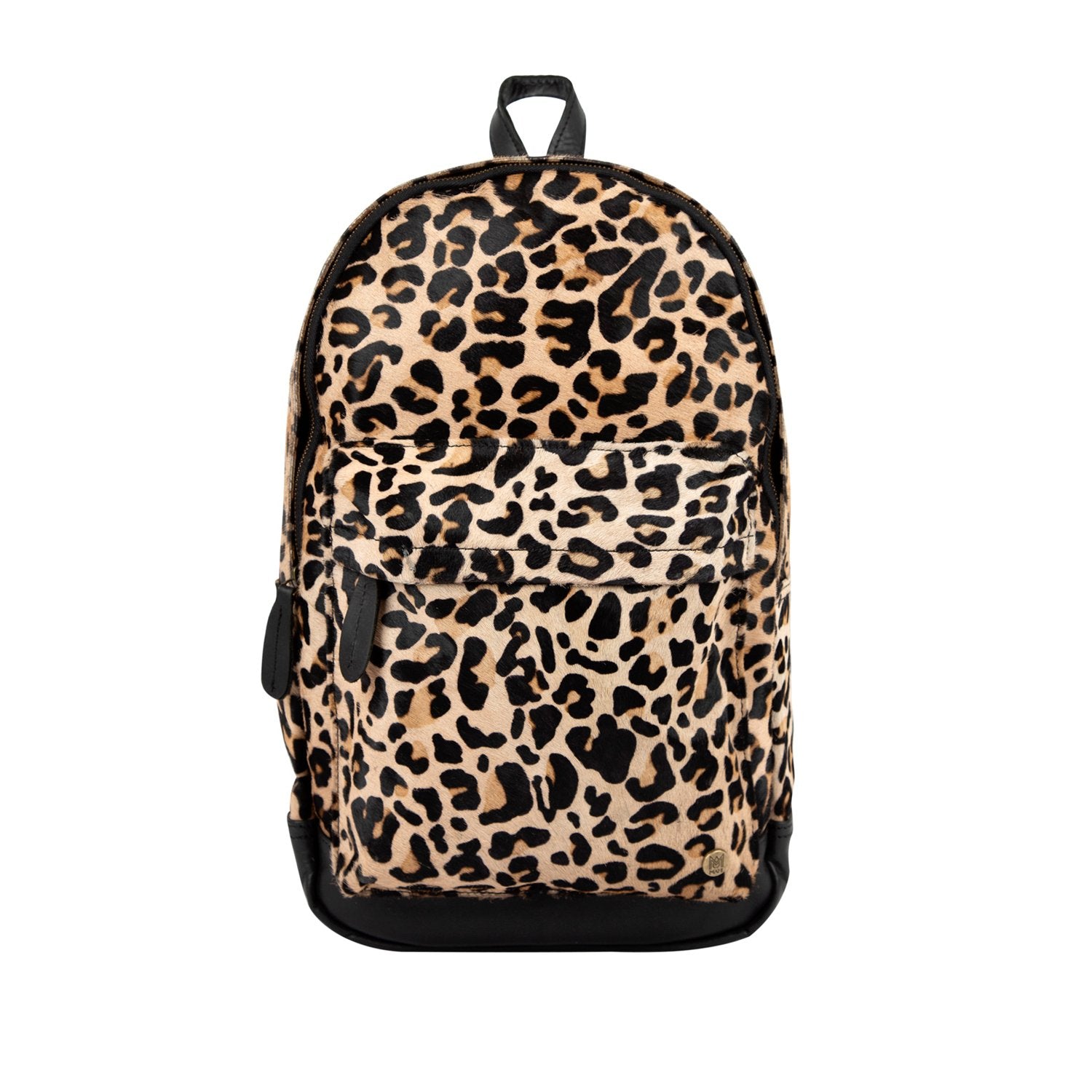 Leopard Print Backpack; Cowhide Leather Backpack For Work or School ...