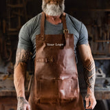 logo branded apron