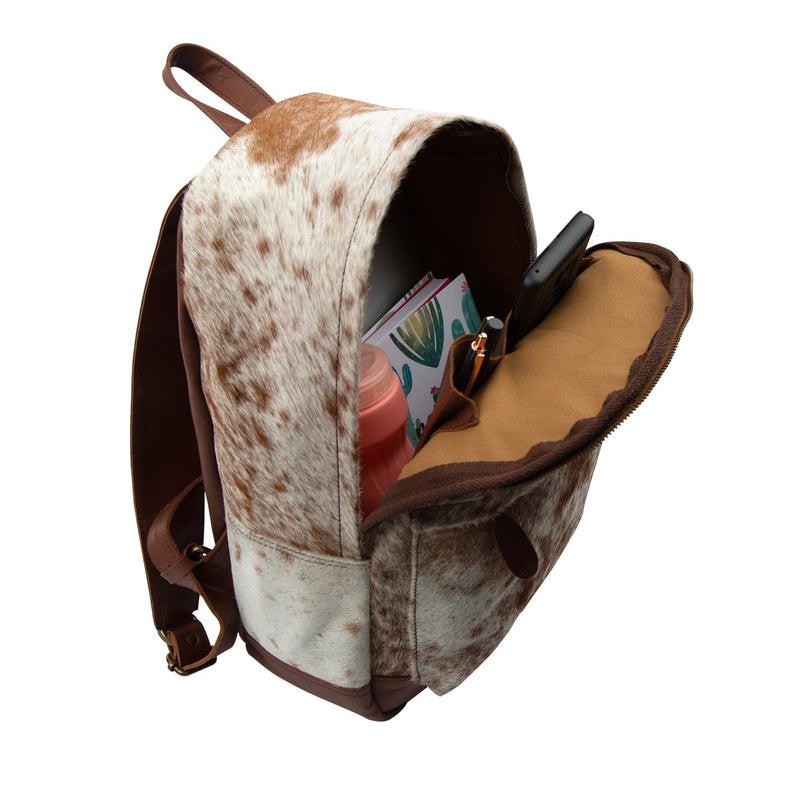 cow print north face backpack Natural Brown and White Cow Print Leather Cowhide Backpack – MAHI Leather