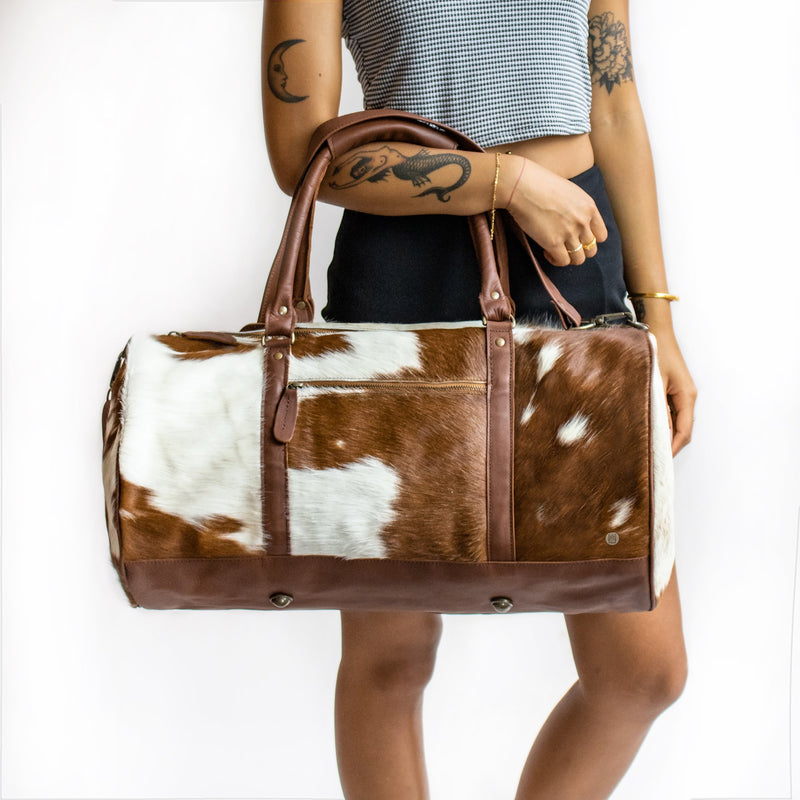 Sherpa Bag  Bags, Cow print, Weekender bag