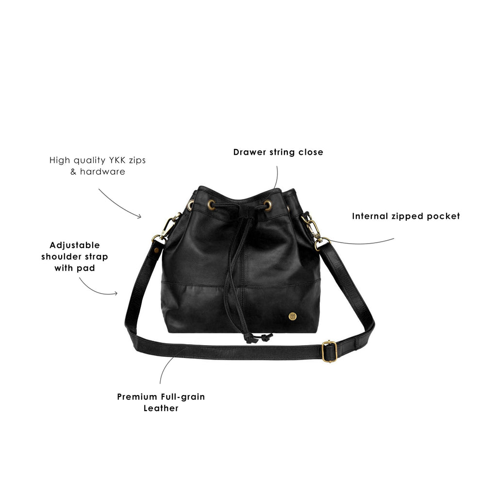 Urban Code Urbancode Leather Charcoal Crossbody Bag, $226 | Asos | Lookastic