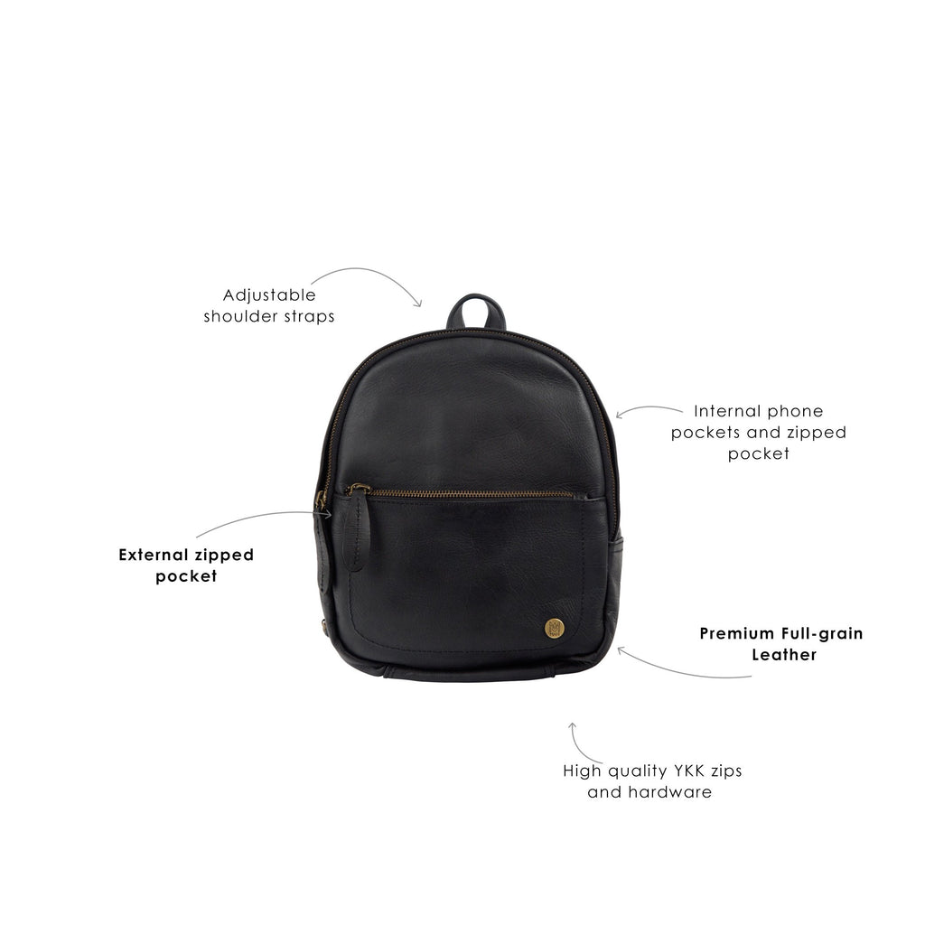 best leather mini backpacks Barsine Girls Fashion Backpack Purse Small Cute Plaid Women Little Bag (Black) : Clothing, Shoes & Jewelry 22x13x24 cm Sloan Mini Leather Backpack -