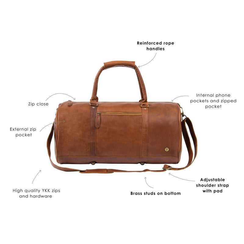 Personalized Leather Goods for Men, 25-Year Warranty
