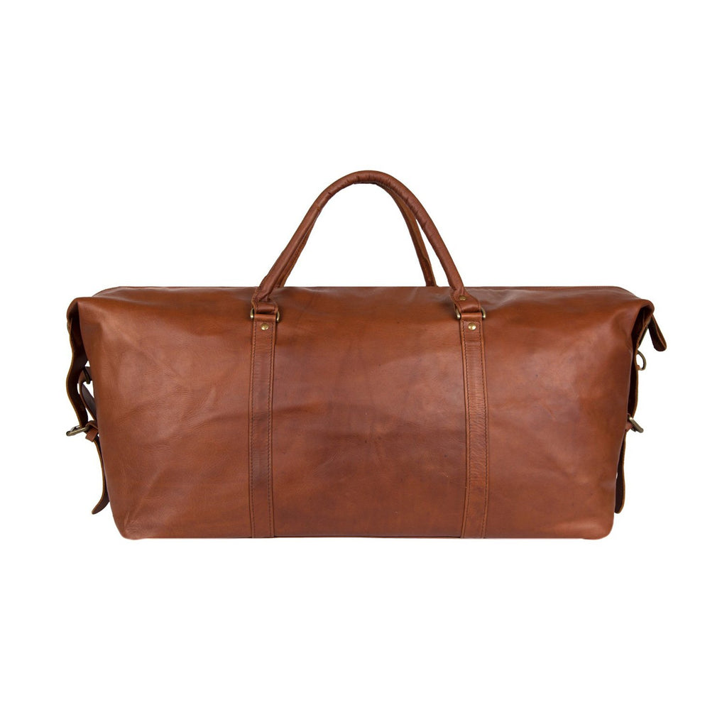 Leather travel bag MCM Brown in Leather - 35164100