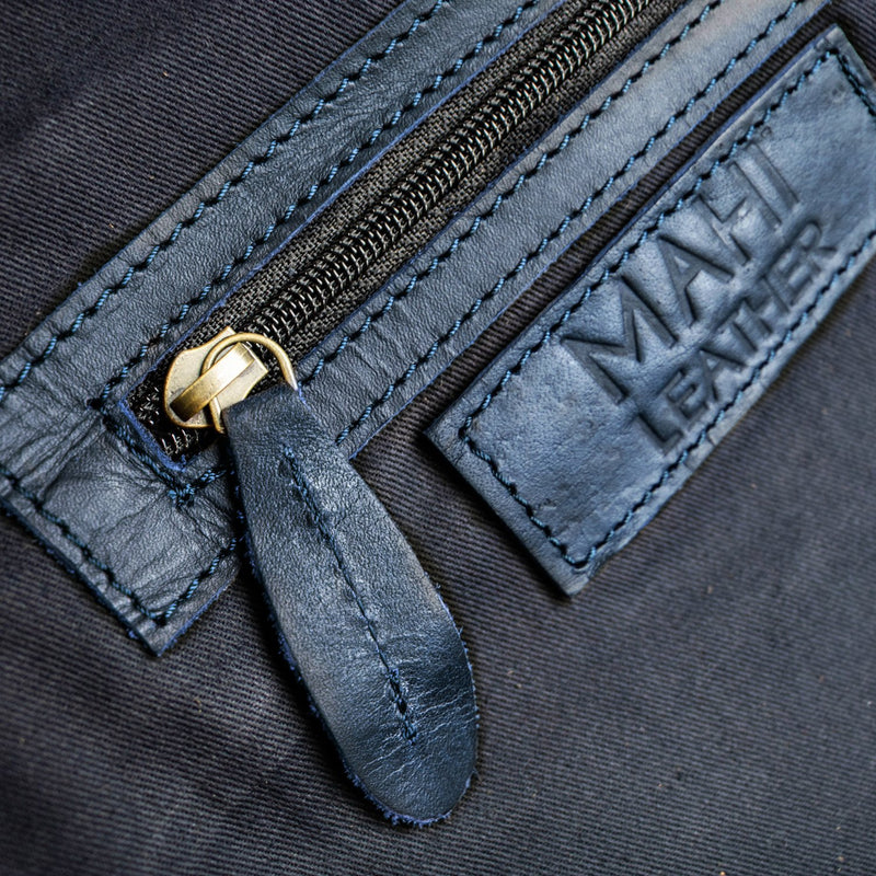Leather weekend bag Goyard Blue in Leather - 35088487