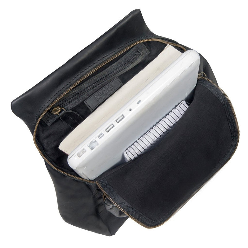 black leather women's backpack Black Leather Womens Backpack for Work, School + Leisure