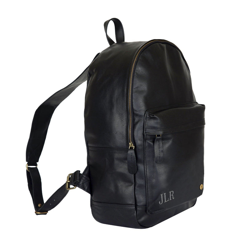 can you put a leather backpack in the dryer Personalized Black Leather Backpack & Wash Bag Gift Set – MAHI Leather