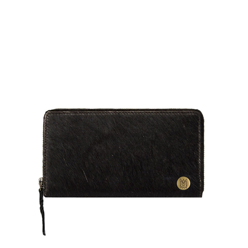 Black leather card holder/coin purse
