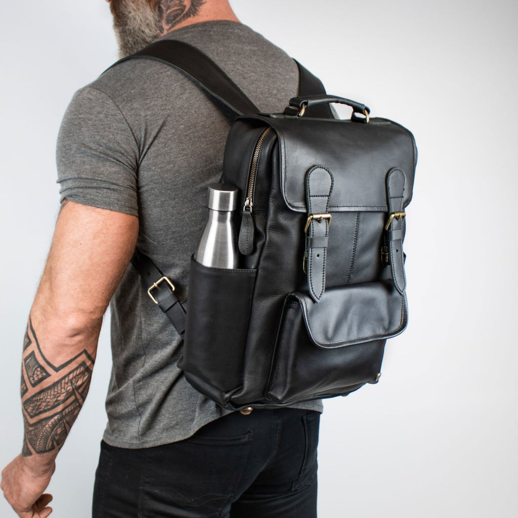 city beach leather backpacks Backpack | Padded Shoulder Straps Best Leather Laptop Backpack for Men Leather Backpack For Men |