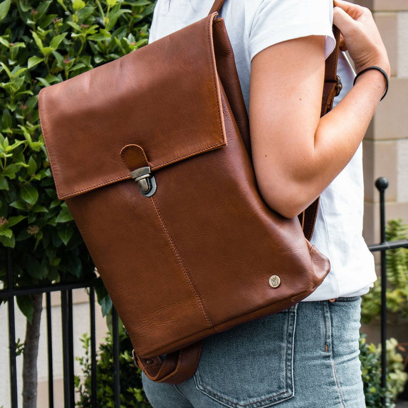 Branded Leather Backpacks