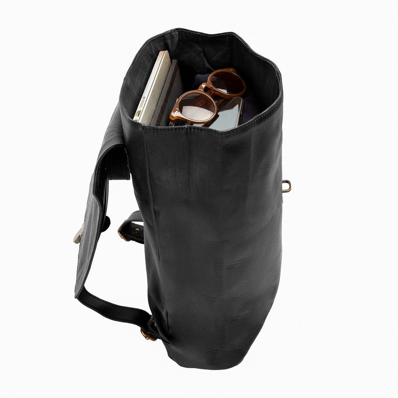 black leather backpack square Leather Backpack For Women | Square Leather Backpack | 15" Laptop Backpack For Work