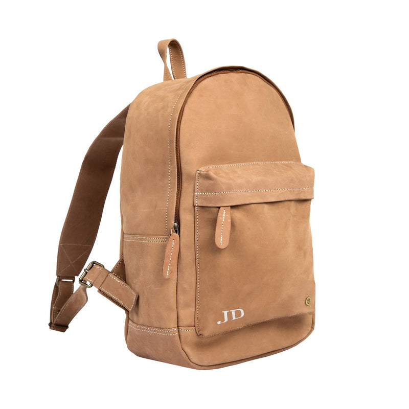 Suede leather backpack Clearance